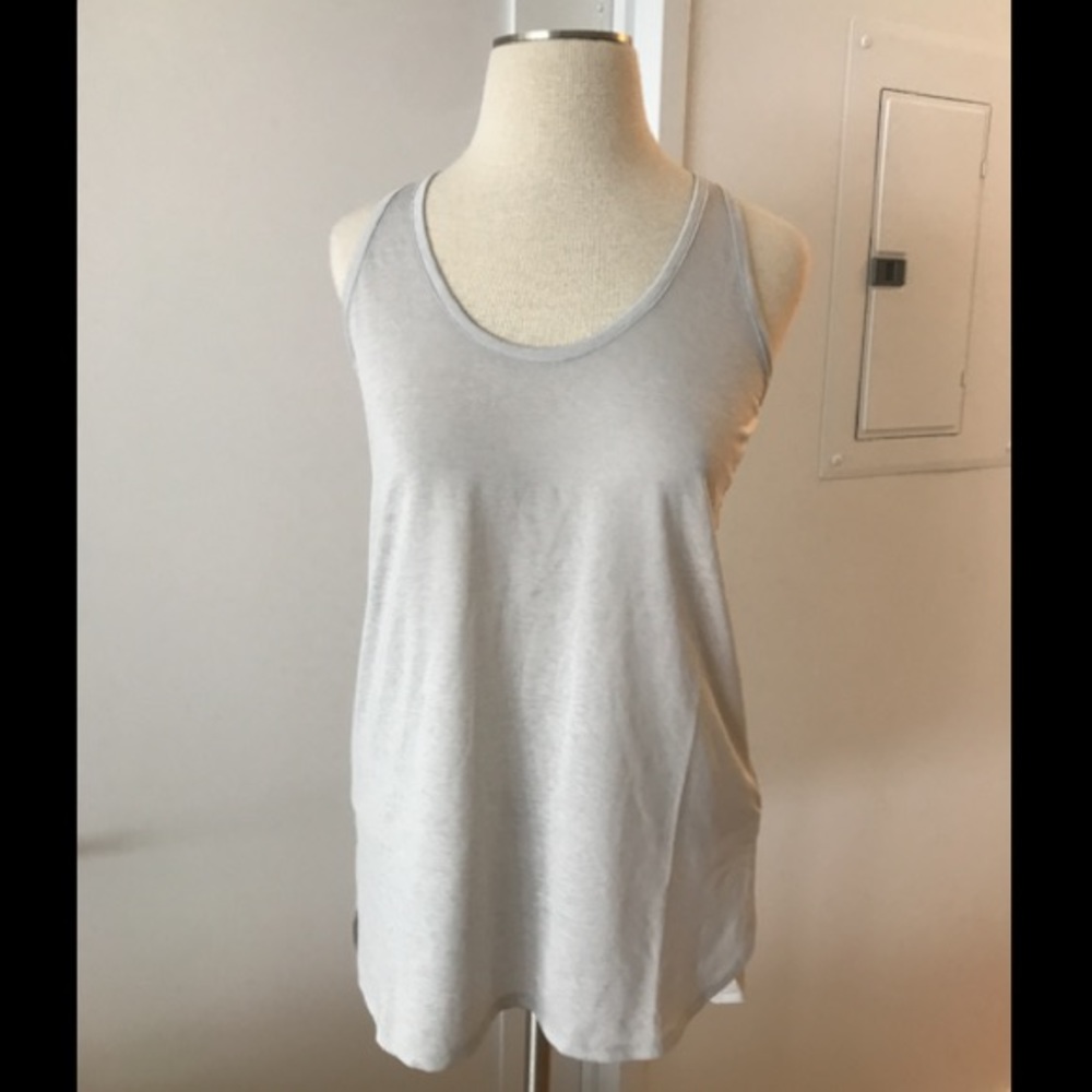 Varley Warner Racerback Tank Top XS Pale Gray - Picture 1 of 5
